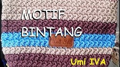 Tutorial Merajut Motif Bintang - Durasi: 27.30. 