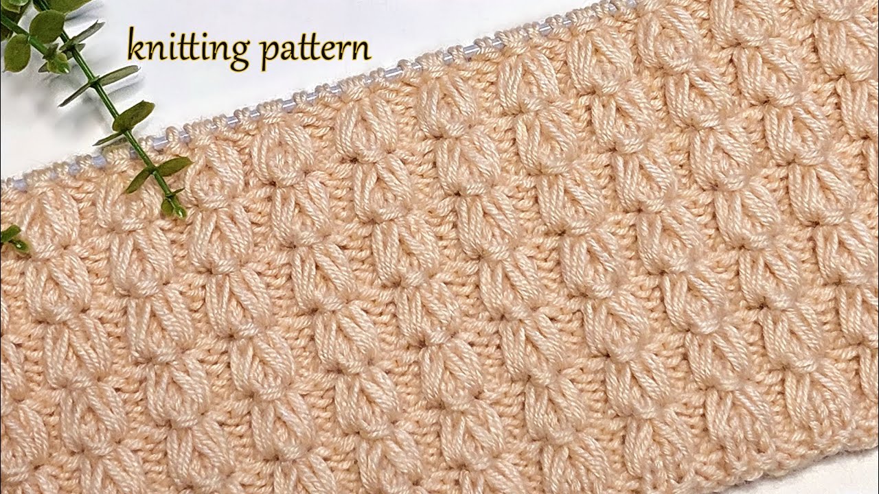 Узор спицами  " Сагано "