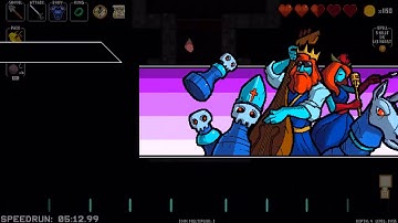 Cadence all zones speedrun in 07:48.90 (Crypt of the NecroDancer: AMPLIFIED)