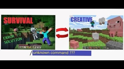 How to Change from Survival Mode to Creative Mode in Minecraft