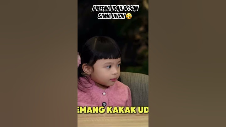 Ameena udah BOSAN sama UWOH 🤣#ameena #attahalilintar #azura #aurelhermansyah #ahhafamily