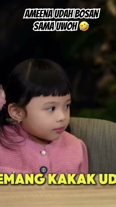 Ameena udah BOSAN sama UWOH 🤣#ameena #attahalilintar #azura #aurelhermansyah #ahhafamily