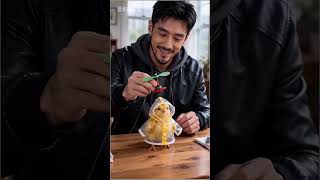 chintu का उड़ने वाला जैकेट 🐥🙀😊 #kids #cartoon #entertainment
