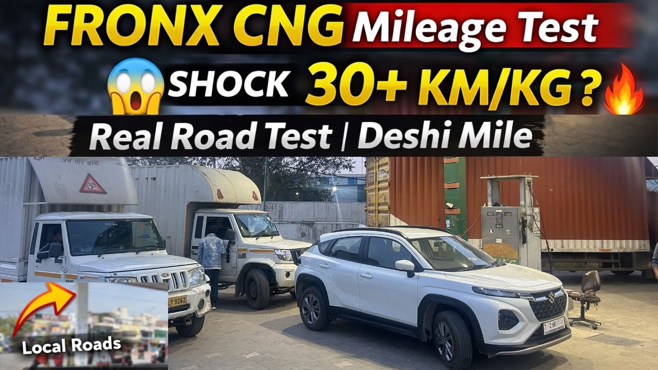 Fronx CNG Real Mileage Test | Claim vs Reality Fronx CNG देती है इतना माइलेज? Full Practical Test