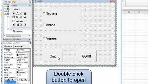 User Forms 1: Check Boxes