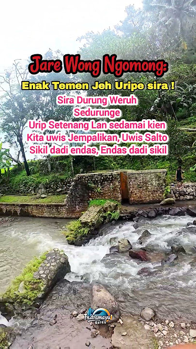 Jare Wong Ngomong: Enak temen Jeh Uripe Sira !#katakata #indramayu #cirebon #subang