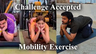 Shilpa Shetty Mobility Challenge - Viral Exercise Attempt