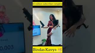 bindass kavya struggle10million motivationtrendingshorts