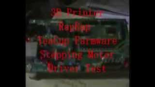 Stepping Motor Driver Test for RapRap TeaCup firmware