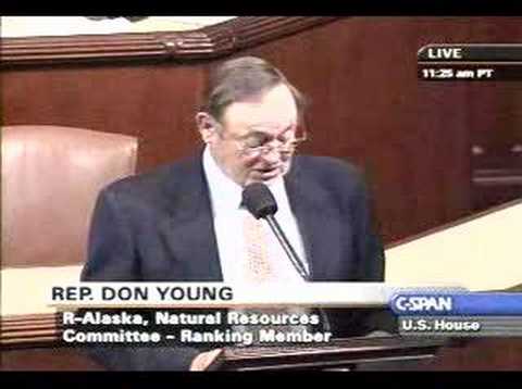 Rep. Don Young continues to stand up for Alaska Natives subsistence rights, urging his colleagues in the House to protect Alaska Natives' right to hunt whales at the upcoming International Whaling Commission Meeting