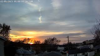 Time Lapse Sunset November 5, 2023