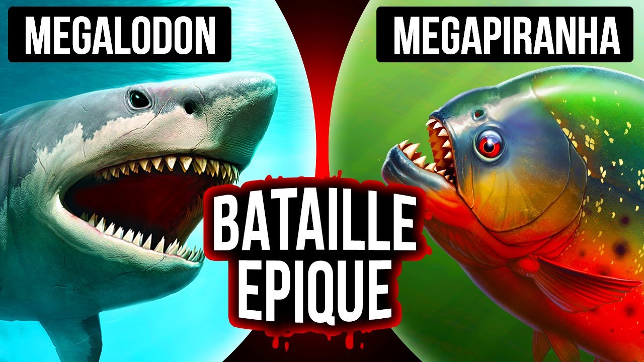 Et si le Mégalodon et le Megapiranha se rencontraient