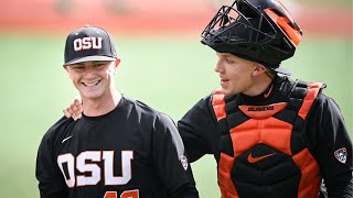 No. 2 Oregon State baseball blanks Oregon 4-0 to sweep season series | Highlights