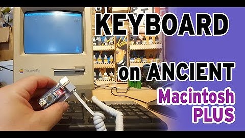 Making an adaptor to use a cheap ps2 keyboard on an ancient Macintosh Plus -  PCB Prototyping