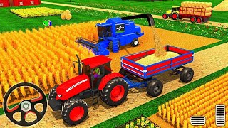 Real Tractor Farming Simulator 2025 - Harvester Tractor Driving - Android Gameplay screenshot 2