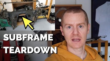 Stripping the MX5 front subframe