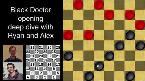 Checkers deep dive into the Black Doctor opening