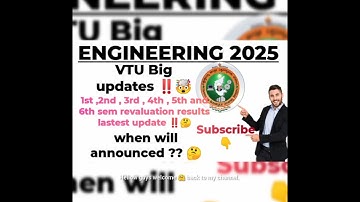 Very Big updates ‼️🤯 Revaluation results for all regions regular/ arrears #vtu #exam #revaluation 👍