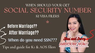 WHEN TO GET SOCIAL SECURITY NUMBER (SSN) AND WHERE DO YOU NEED IT | K1 VISA & AOS 2025 UPDATE