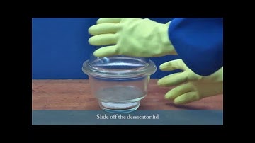 Using a Desiccator