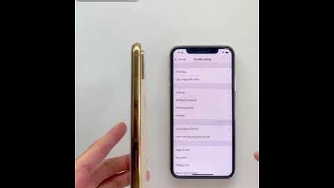 So sánh kích thước iphone xs và x