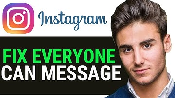 HOW TO FIX NOT EVERYONE CAN MESSAGE THIS ACCOUNT ON INSTAGRAM  2024