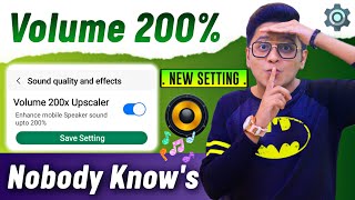 Increase Mobile Speaker Volume 200% Ai Sound Upscaler Fix Low Sound Probelm