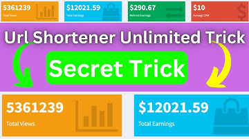 Urlshortx | Earn $100 Per Day | URL Shortener Unlimited Trick 2022 | Unlimited Clicks Views