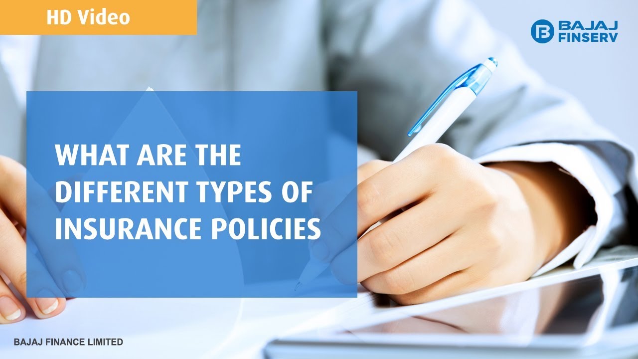 Different types of insurance policies available in India ...