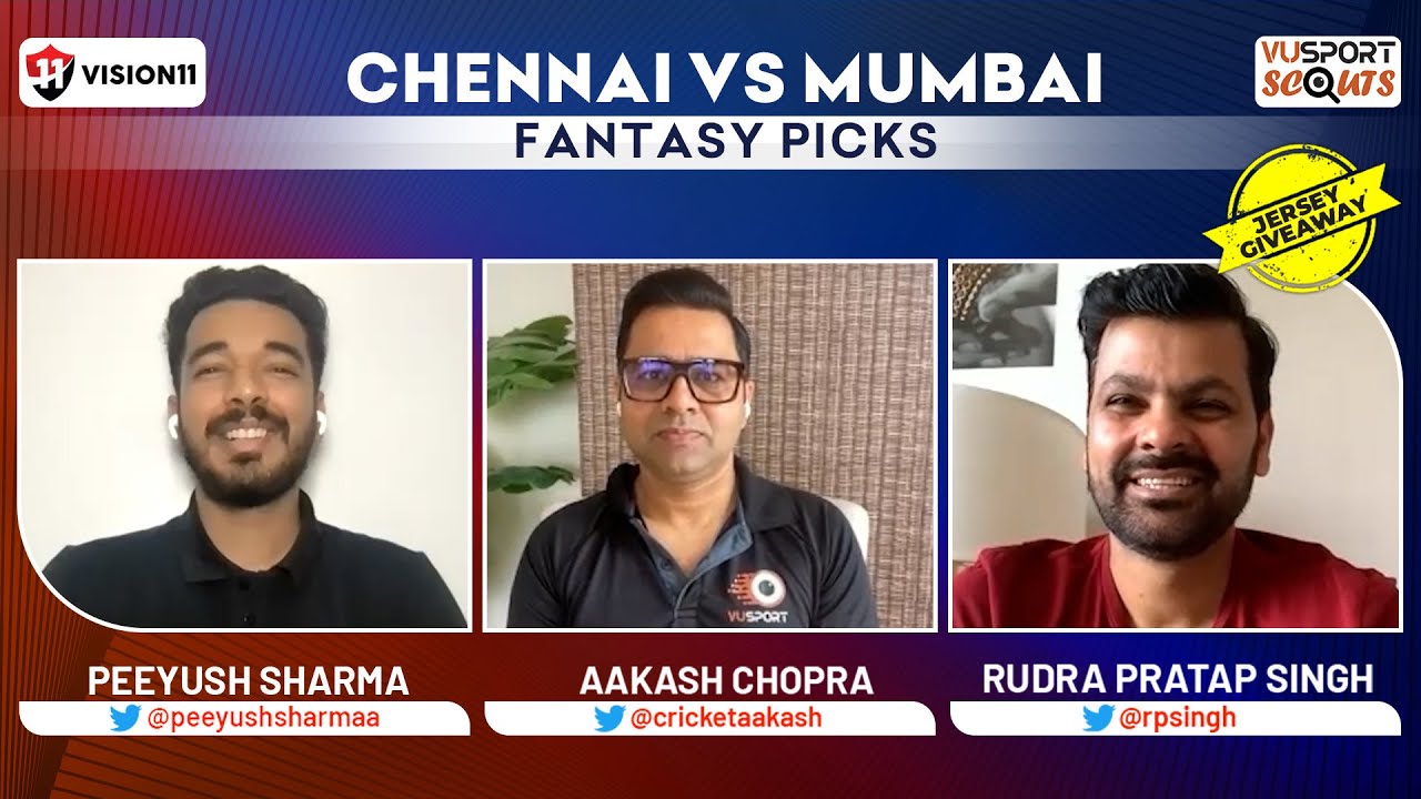 CHE vs MI Fantasy Cricket Prediction ft Aakash Chopra | Chennai vs Mumbai | VUSportScouts Ep.186