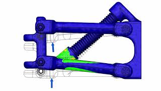 Independent Suspension FEA Animation