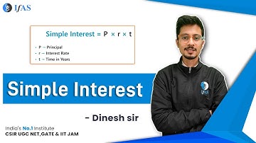 Simple Interest CSIR-NET 2023 | IFAS