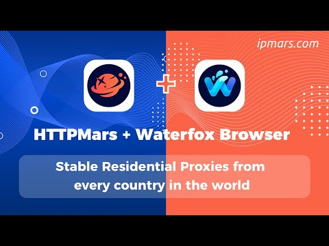 How to set up a proxy in Waterfox browser with HTTPMars? #http #proxy #https #socks5