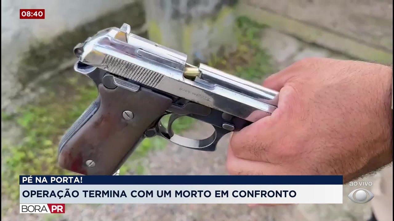 Homem morre em confronto com a polícia em Piraquara