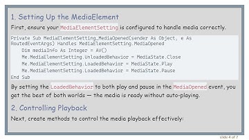 Solving the WPF MediaElement LoadedBehavior Issue