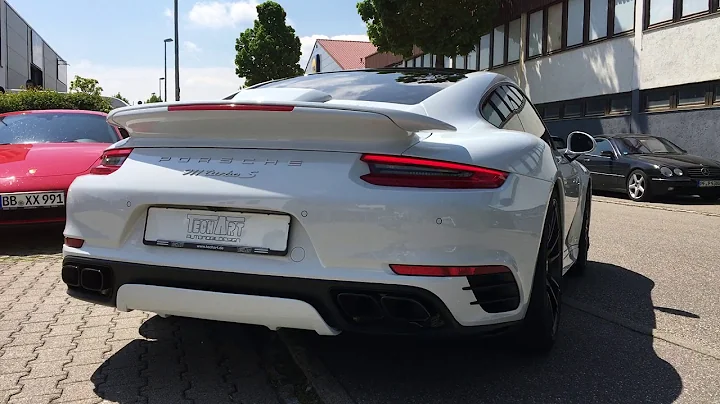 TECHART Sport Exhaust with Valve for 991.2 Turbo S