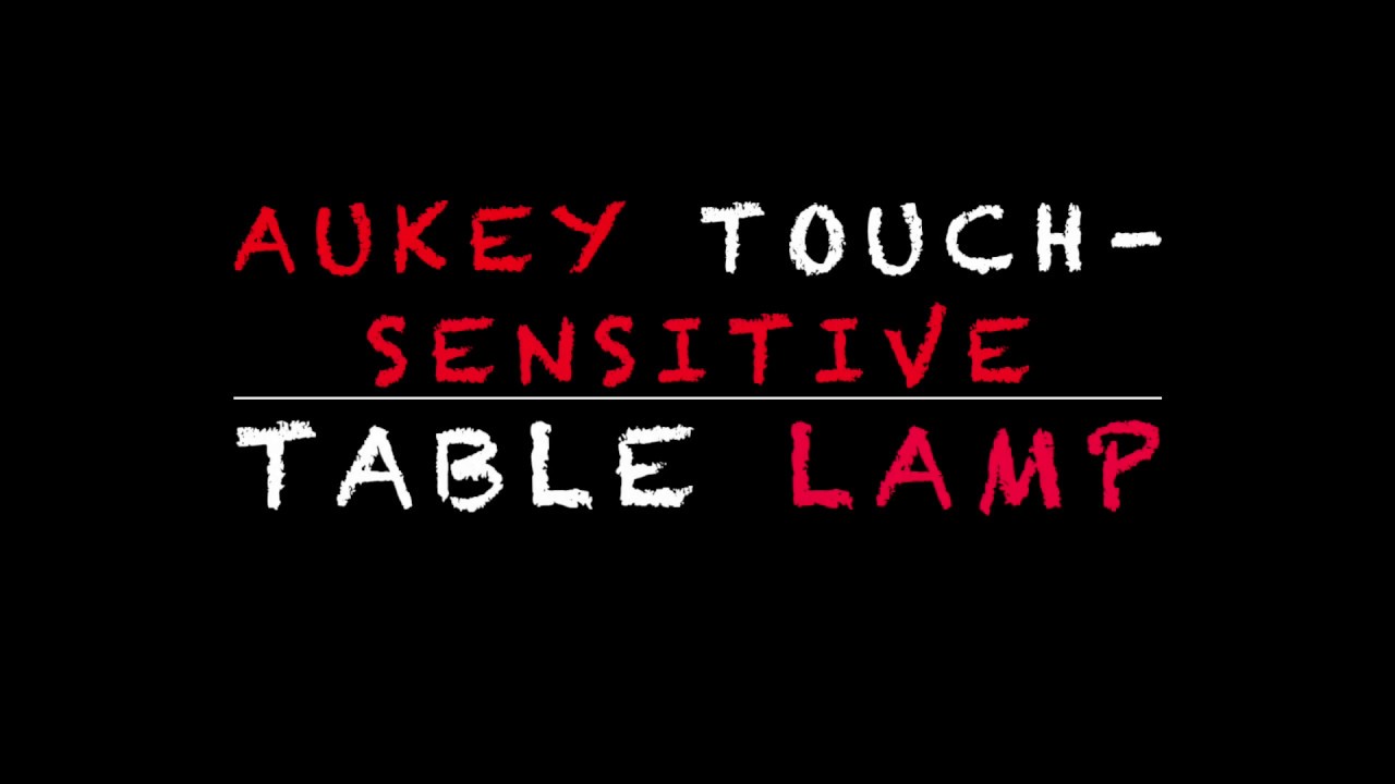 AUKEY Touch-Sensitive Table Lamp with Dimmable Light and Memory Function 