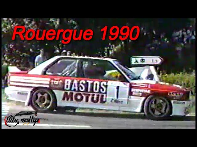 Plaque De Rallye Ancienne - Rallye Du Rouergue 1989 - Automobile Années 80