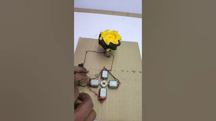 ⚡Unlimited Electricity Science Project | Free Energy Idea | School & College Project #tech #dcmotor thumbnail