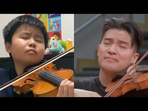Play with Ray 2023 🐨🦘🇦🇺(Side by side version🎻🎻) Bach’s Double Concerto in D minor -2nd mov.
