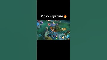 Yin vs Hayabusa 🔥 #yin #hayabusa #mlbb #shorts
