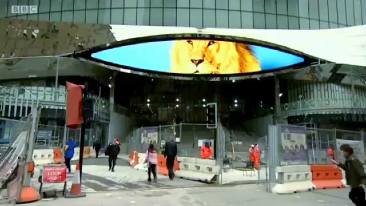 Birmingham Media Eye screens featured on BBC Midlands Today YouTube