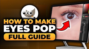 Make Eyes Pop in GIMP (FAST & EASY) | 100% WORKS | NO Yapping, To The Point!