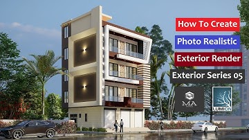 How To Create Realistic Exterior Render /Lumion 10 /Exterior Series 05