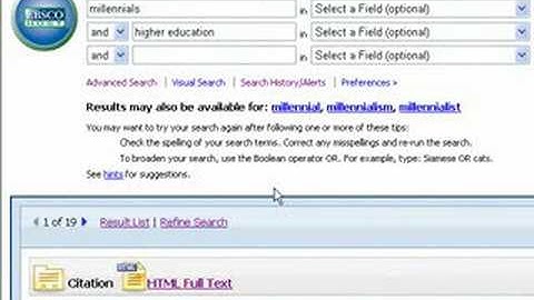 EBSCO Persistent Links