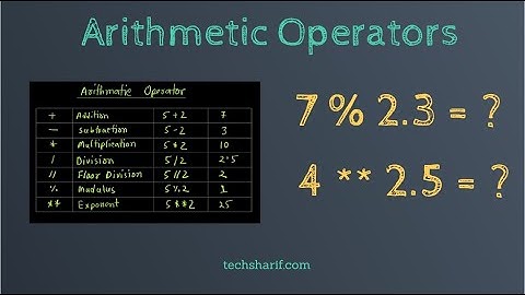 Bangla Python Tutorial - 03.04 - Arithmetic Operators