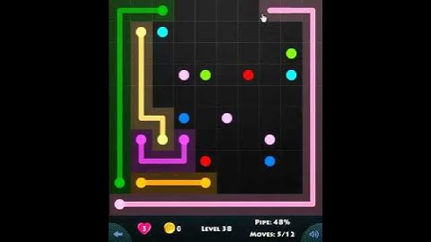 10 × 10 MANIA LEVEL 38 - FLOW GAME ON FACEBOOK Connect the dots