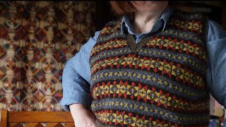 April 2023 Finished Voe Vest, Clifty Falls