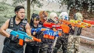 Ltt Films Special Task Swat Silver Flash Nerf Guns Fight Crime Group Tiger Mask Destroyer