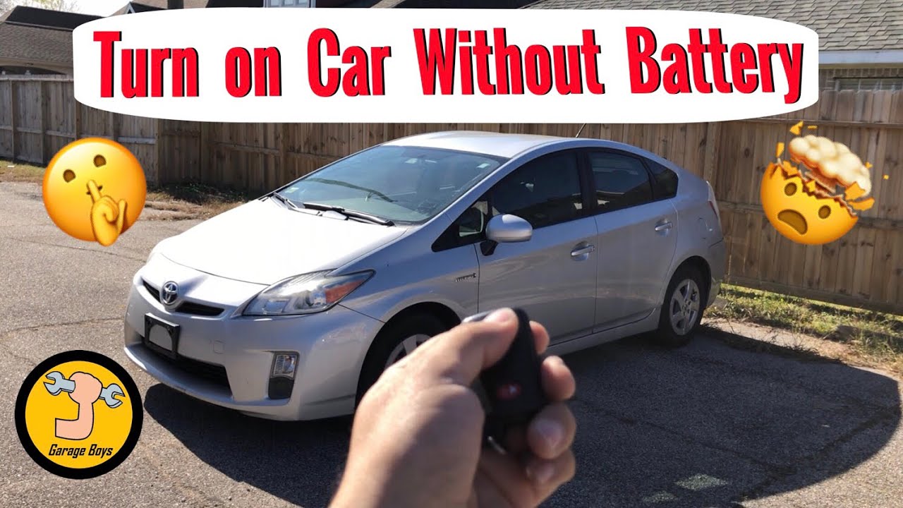 How To Turn On Toyota Prius With A Dead Battery